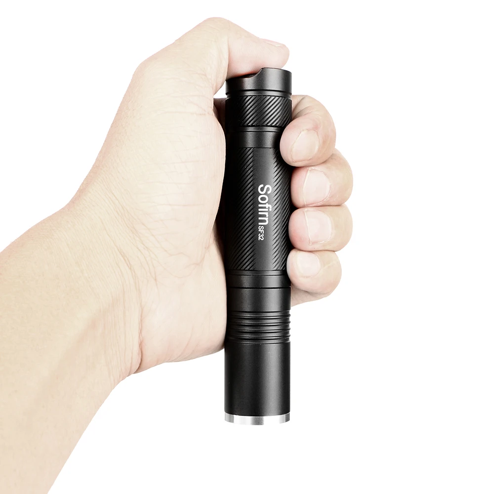 Sofirn SF32 портативная светодиодная вспышка 18650 EDC карсветильник Cree XML2 тактическая