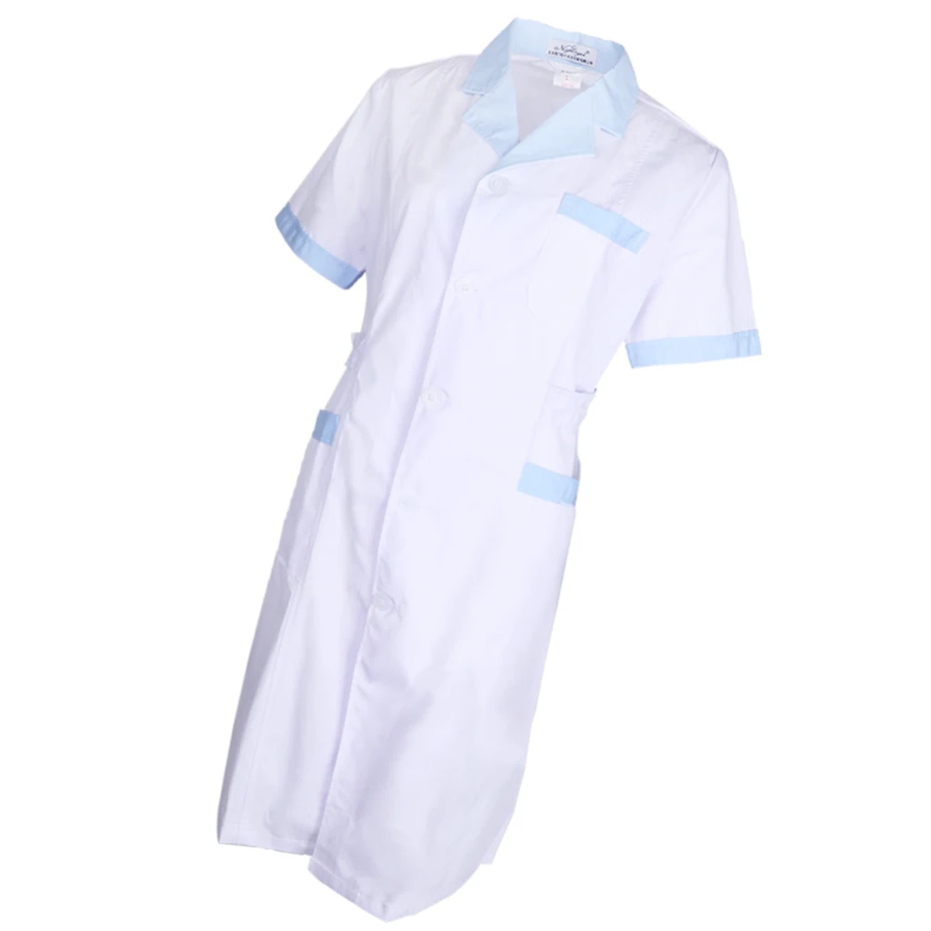 Белая медицинская форма медсестры лабораторное пальто аптека красота больница клиника Рабочая одежда Униформа для женщин медсестры медицинская одежда