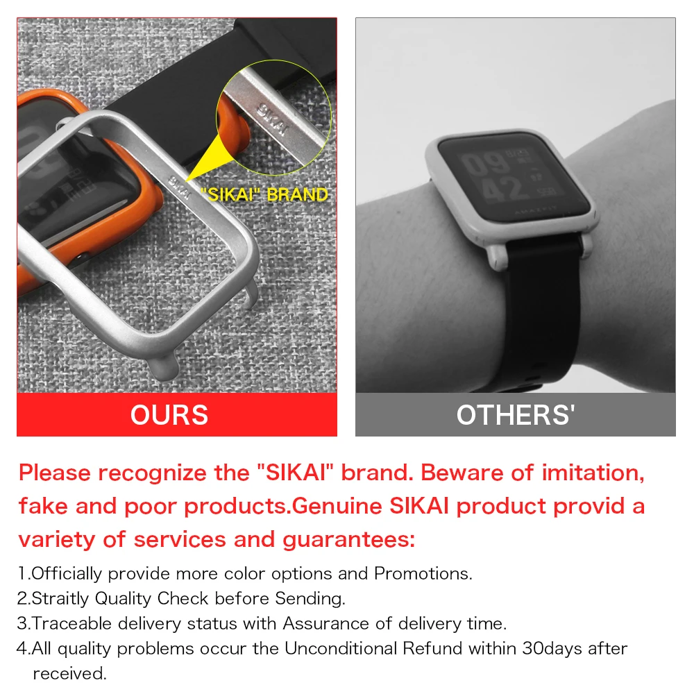 Чехол SIKAI для Xiaomi Amazfit Bip BIT PACE Lite, Молодежные часы, чехол, защитная оболочка для Xiaomi Amazfit, чехол для смарт часов