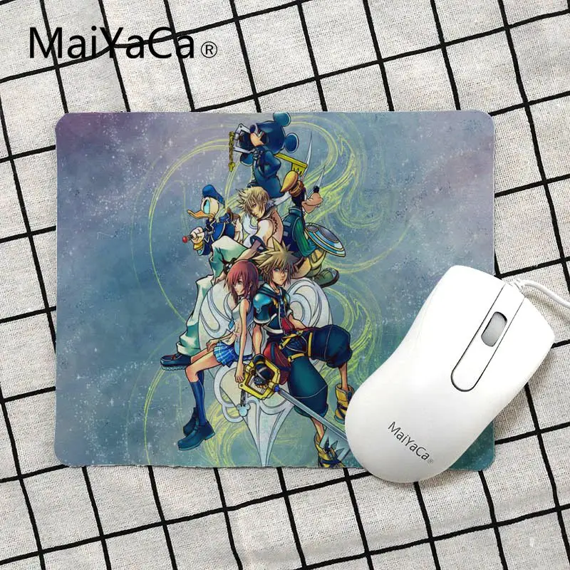 MaiYaCa забавное Королевство сердца DIY Дизайн Шаблон коврик для игровой мыши Размер для 18x22 см 25x29 см маленький коврик для мыши - Цвет: No Lock Edge18x22cm