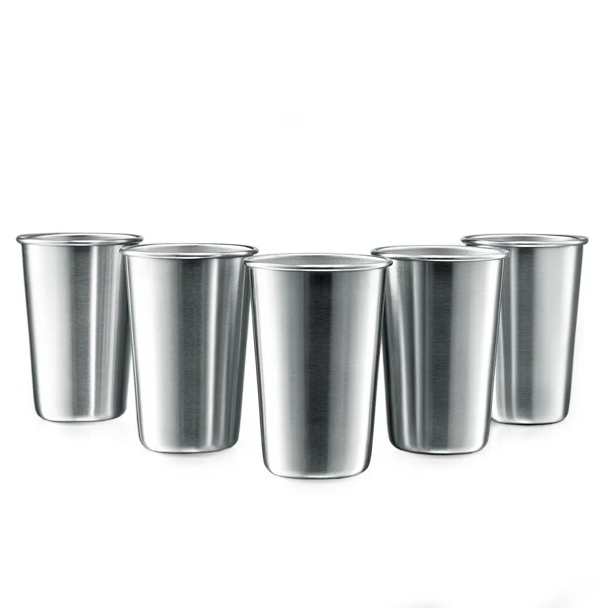 Online Techome 5 Pcs Stainless Steel Pint Cups Beer Tumblers Online Techome 5 Pcs Stainless Steel Pint Cups Beer Tumblers Coffee Mugs Stackable Whole Dropshipping Aliexpress Mobile