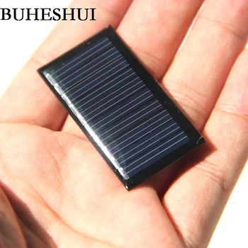 

BUHESHUI 5V 24mA Mini Solar Cells Panel For DIY Toy 3.6V Battery Charger System Solar LED Light Education 45*25MM Epoxy 10pcs
