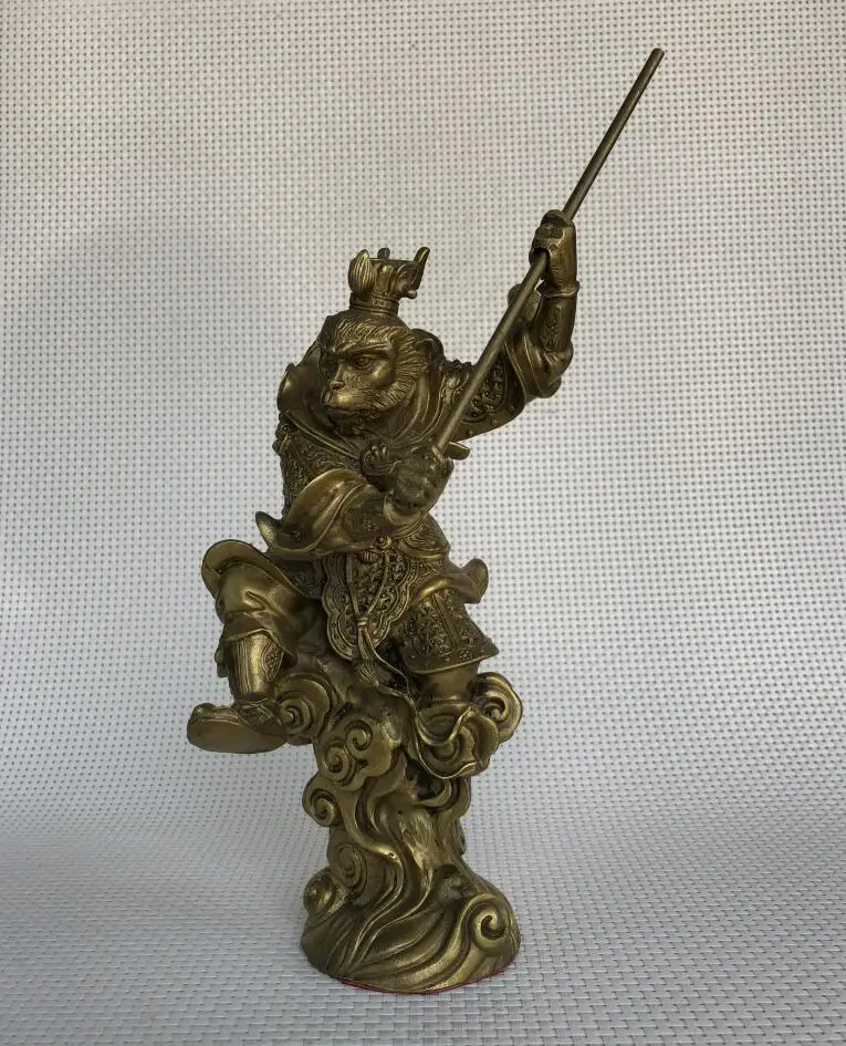 

Pure copper Qitian Buddha statue Monkey King Pendulum Victory Buddha Statue Copper Monkey Decoration Copper Wukong