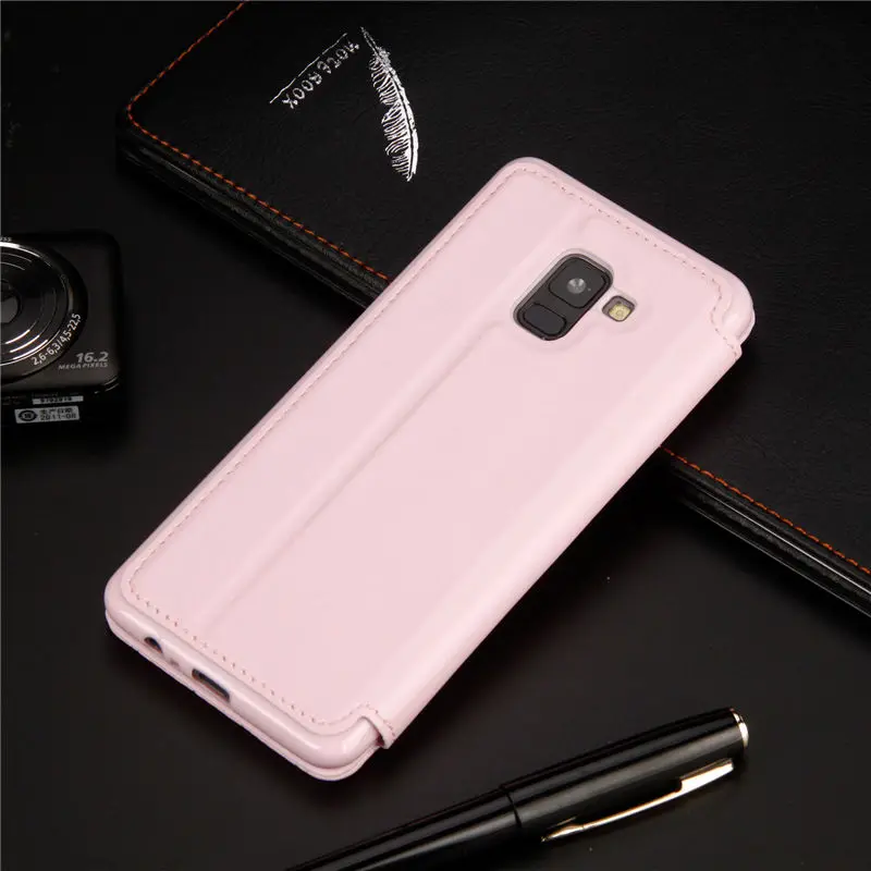 BELIAL Phone Cases for Samsung Galaxy A8 2018 Case Wallet Card Luxury Flip Cover for Samsung A8 2018 Case Leather Bling Diamond (6)