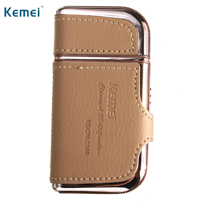 

Kemei rechargeable electric shaver Reciprocating Beard Shaving Machine mens electric shaver Knitted leather electric shaver