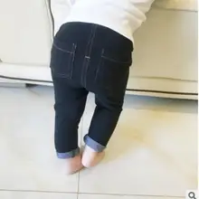 Г., Bebek Giyim, Весенняя брендовая одежда для маленьких мальчиков и девочек Детские хлопковые джинсы с рисунком для девочек, штаны для детей от 6 до 24 месяцев