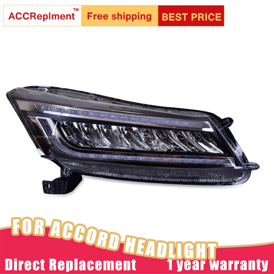 2 шт. светодиодный ные фары для Honda Accord 2008 2012 Светодиодный Автомобильные