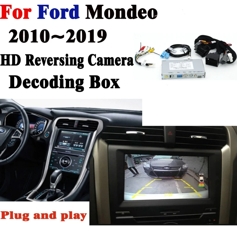 

Rear Camera For Ford Explorer 2010~2019 Front Camera Adapter Original Screen Monitor Parking Camera Display MMI Decoder