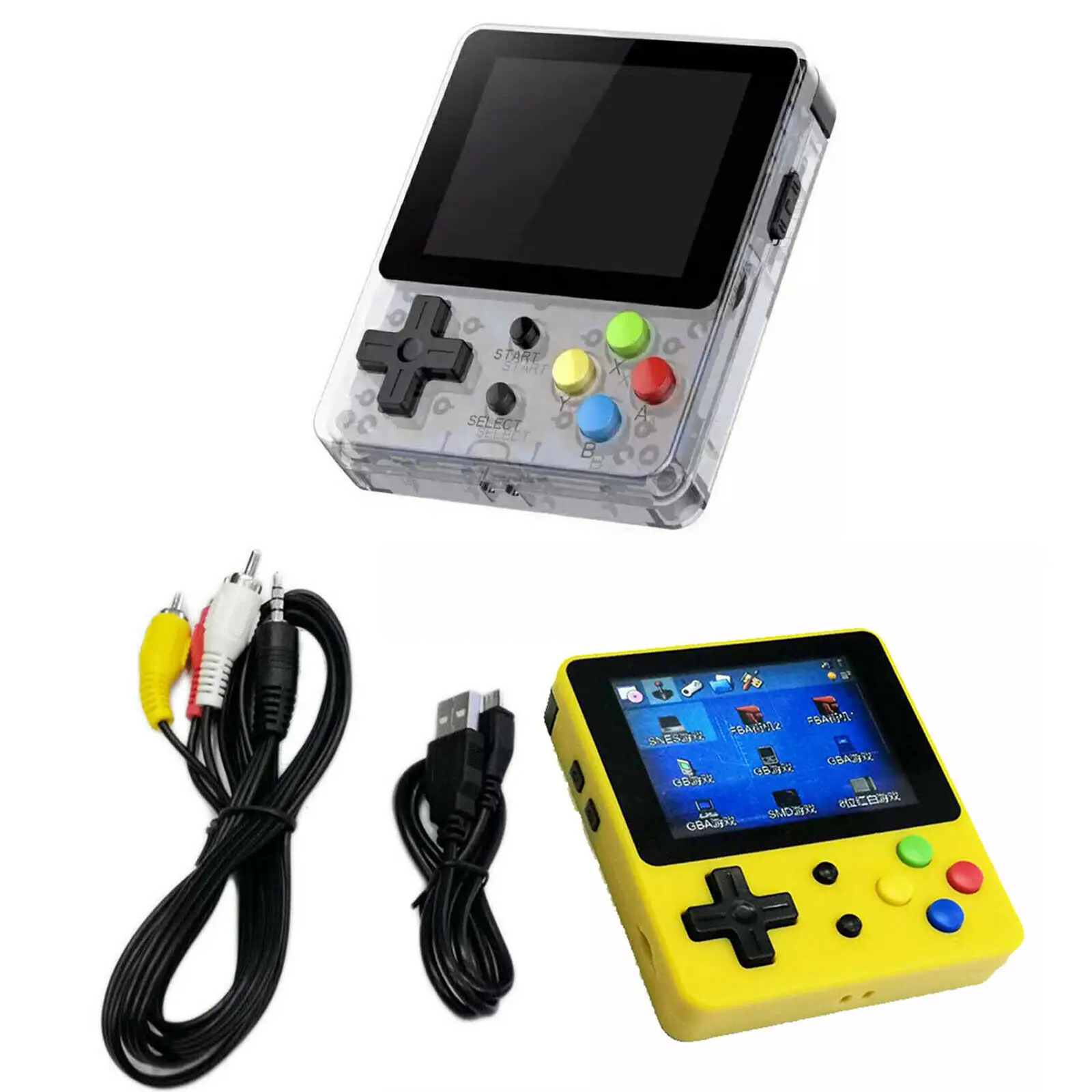 2 6 дюймовая портативная Ретро игровая консоль для GBA GBC GB FC SFC NEOGEO CPS PS1
