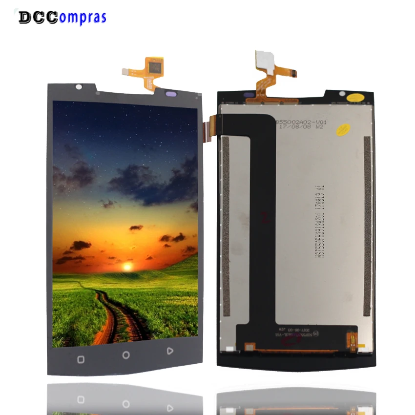 Сенсорный ЖК экран для Oukitel K10000 PRO дигитайзер экрана бесплатная доставка|Экраны