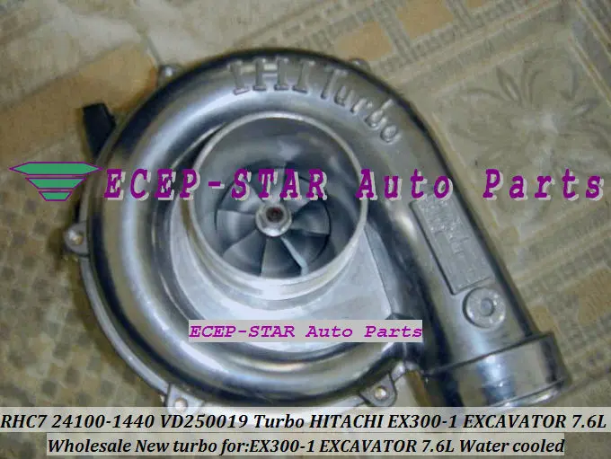 EX300-1 с прокладками RHC7 24100-1440 1440 24100 VD250019 Turbo турбины Турбокомпрессор, пригодный для HITACHI экскаватор