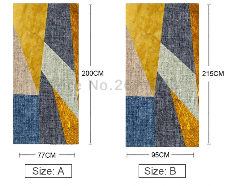 2 шт./компл. абстрактная Скандинавская Золотая мозаика 3D Стены Двери Стикеры самоклеящаяся Водонепроницаемый обои настенные наклейки домашний Декор стены Стикеры