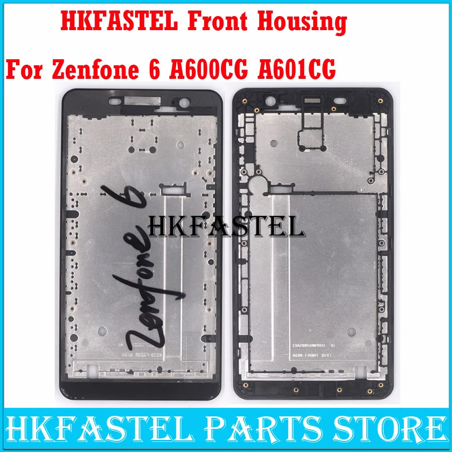 Hkfastel Новый спереди ЖК-дисплей рамка Ближний Рамка housing чехол для Asus Zenfone 6 A600CG A601CG