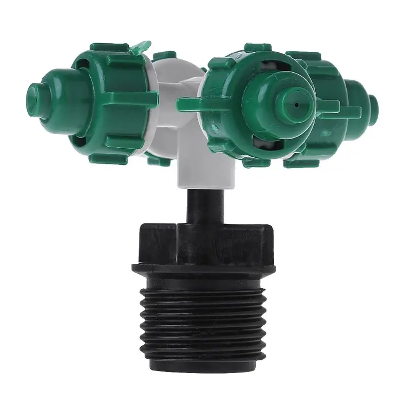 

4 Atomized Nozzles Seedling Water Sprayer External Thread Connector Irrigation Dropper Gardening Tools Equipment Atomizer Set