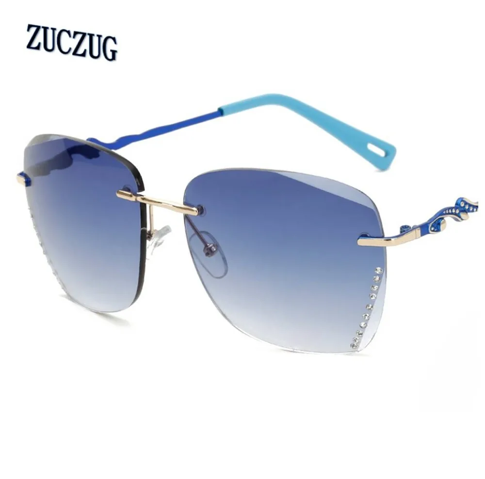 New frameless sunglasses European American fashion sunglasses wholesale