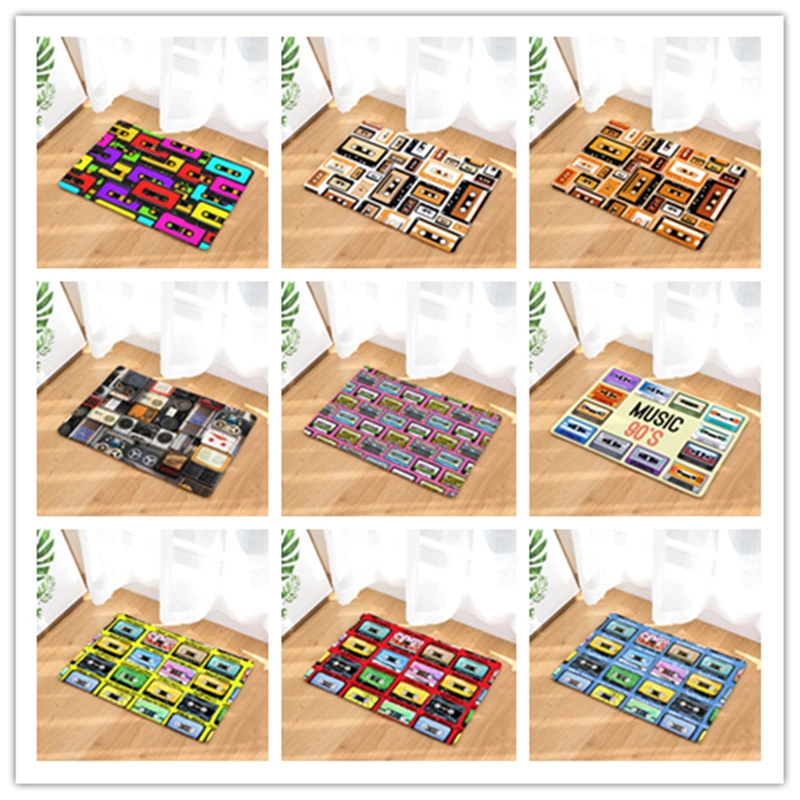 

Cross-border law Laiwu 3d printing carpet Magnetic tape bedroom home living room carpet cartoon printing mats mats custom