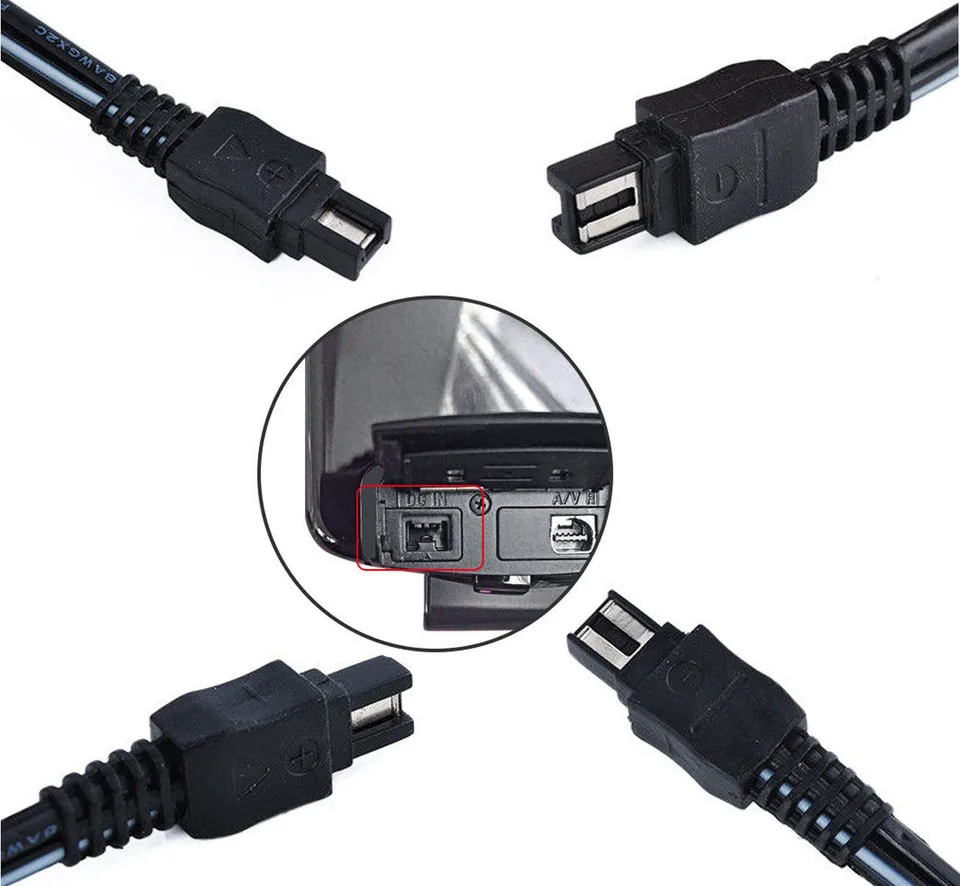USB Power Adapter Charger for Sony DCR-HC62E DCR-HC96E DCR-HC94E DCR-HC85E DCR-HC65E DCR-HC90E DCR-HC1000E Handycam Camcorder