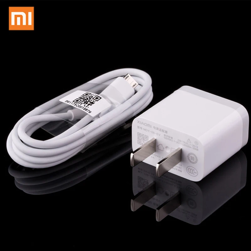 

Original XIAOMI 5V 2A Charger For Mi Mix 2 4 4s 5 5s 6 Max NOTE 2 Redmi 3 3S 4 4A Note 4X MDY-08-EH