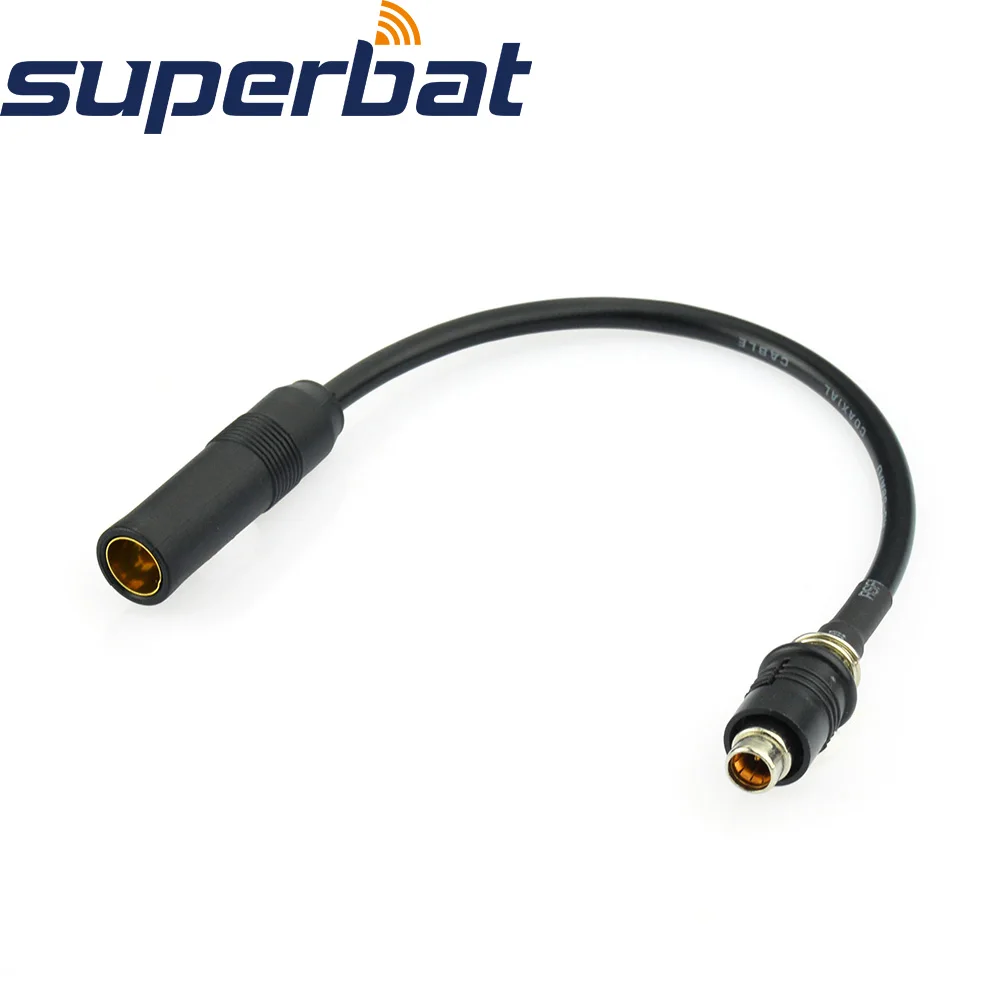 Superbat European Car Radio Antenna Adapter DIN Socket on RAKU RAST II RAST2 RG58 Cable 20cm for AUDI SEAT SKODA SMART - Цена: 