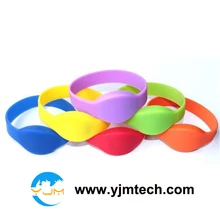 100 шт./лот S02 водонепроницаемый rfid браслет 125 кГц силиконовый браслет rfid