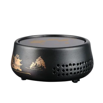 

Hot Plates Zen of the ink-glazed ceramic furnace. It is suitable to boil the cast iron pot glass pot
