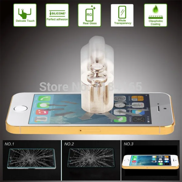 imágenes para 10 unids/lote 2.5d 9 h a prueba de explosiones de calidad lcd protector de pantalla de cristal templado de cine para iphone 5 5s 5c pelicula de vidro imágenes para 10 unids/lote 2.5d 9 h a prueba de explosiones de calidad lcd protector de pantalla de cristal templado de cine para iphone 5 5s 5c pelicula de vidro