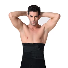 Мужской пояс для похудения, пояс-редуктор, Корректор осанки, поясной тренажер, белье для коррекции фигуры, нижнее белье, черный корсет для кожи