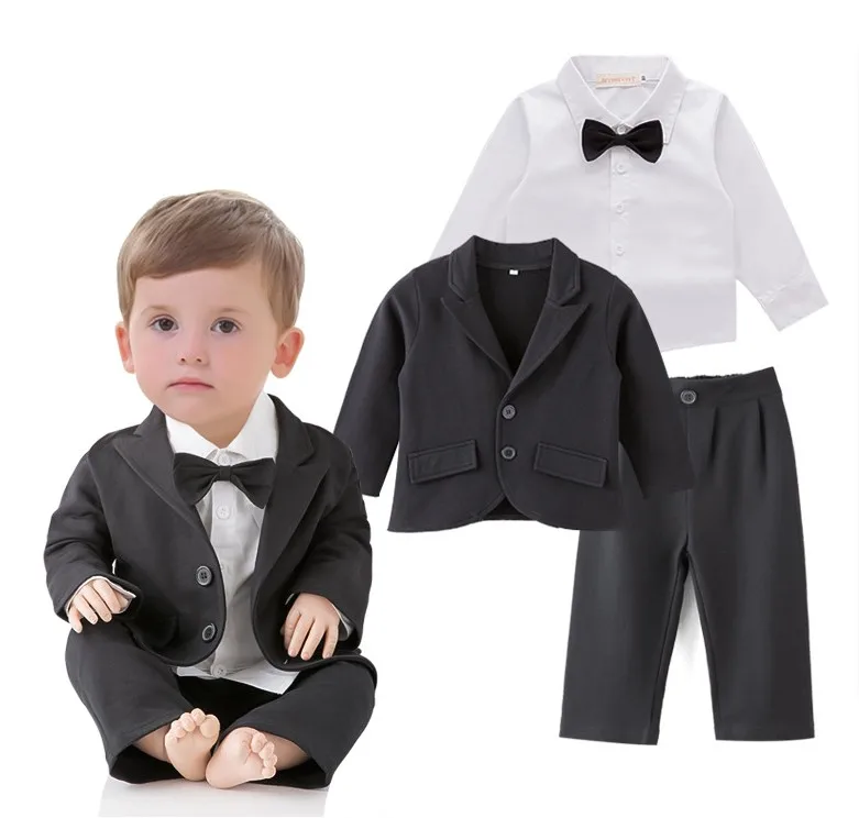 Новое поступление, красивый свадебный костюм для маленьких мальчиков, красивый комплект из 3 предметов для мальчиков, наряд для мальчиков 211