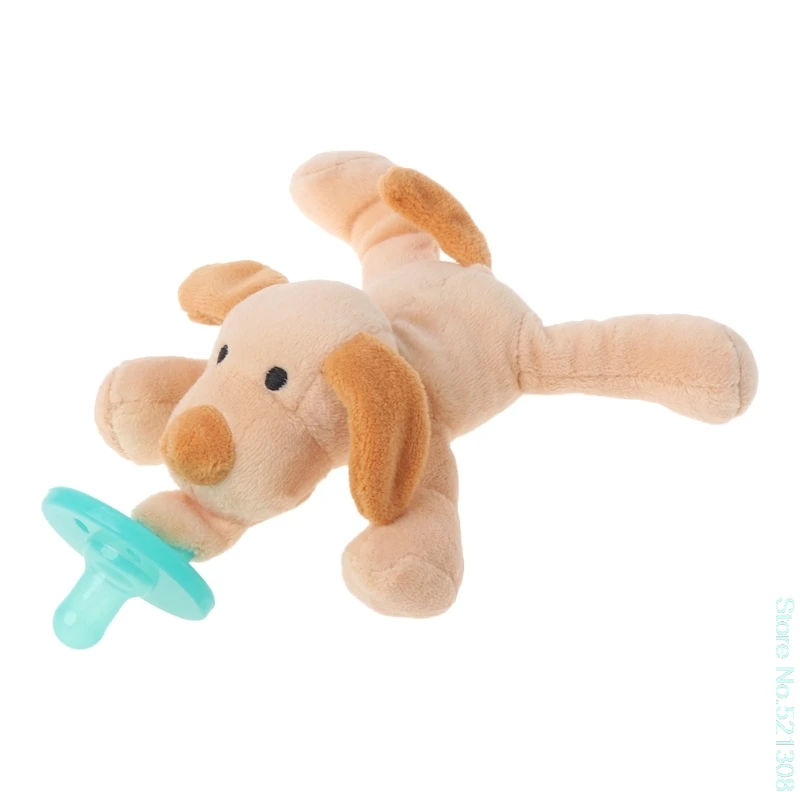 

Fancy Baby Pacifier Silicone With Plush Toy Animal BPA Free Soft Nipple born Supply Plush toys Drop Ship