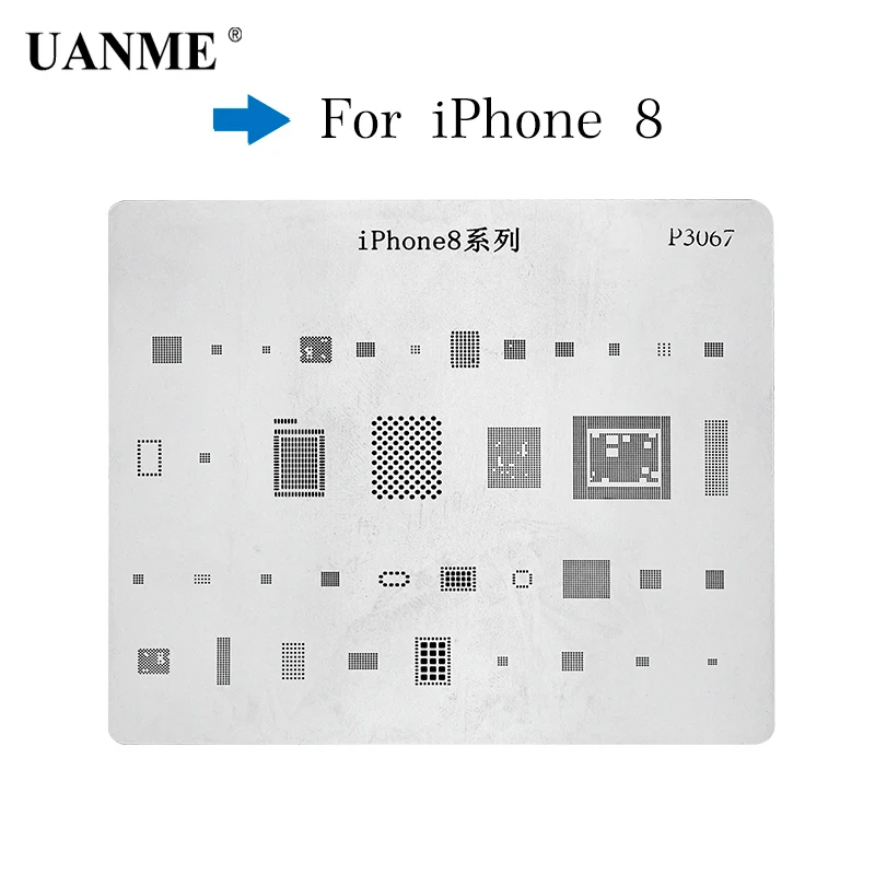 Логическая плата для телефона UANME инструмент iPhone 4 4S 5 5c 5s SE 6 6plus 7 7plus 8 8plus X IC чип