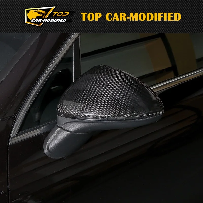 

Free shipping Carbon Fiber Side Wing Rearview Mirror Covers Caps for Porsche Cayenne