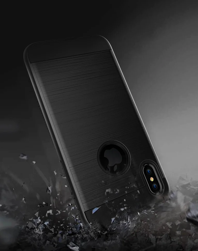 Чехол для IPhoneX 10 i5 6 i6S i7 i8 Coque углеродного волокна Burshes Тонкий чехол IPhone5SE i6Plus i6SPlus