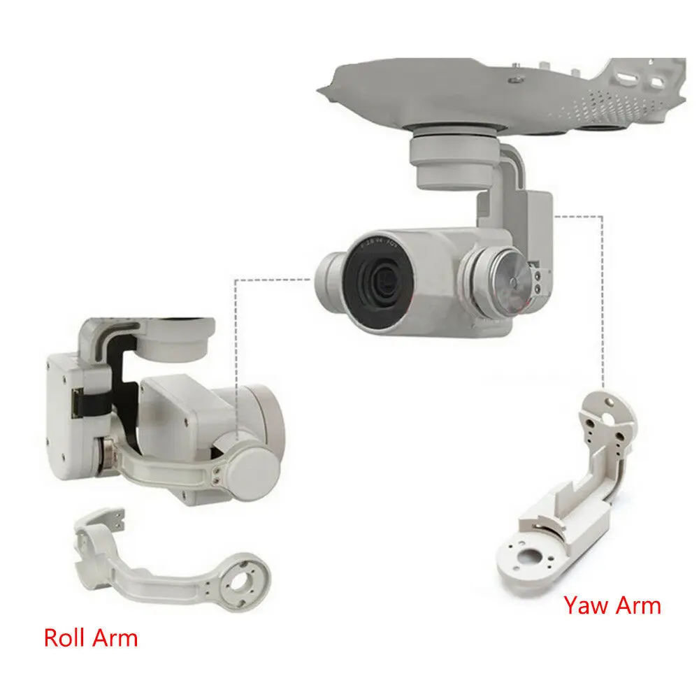 DJI Phantom 4/4 Pro Gimbal Yam rolling Pitch Arm/Motor Gimbal camera R P Y кронштейн запасные части для ремонта дрона