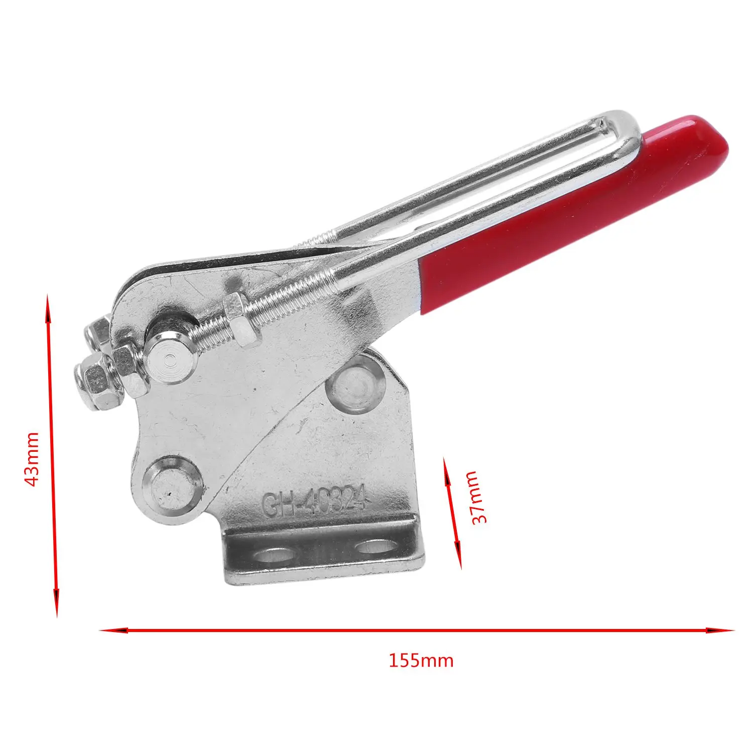 

2 Toggle Clamp Buttons Quick Release Triangle-Lever 496 Pound Capacity Lock Switch-40324 Buckle Adjustable Lock Clip Clamp