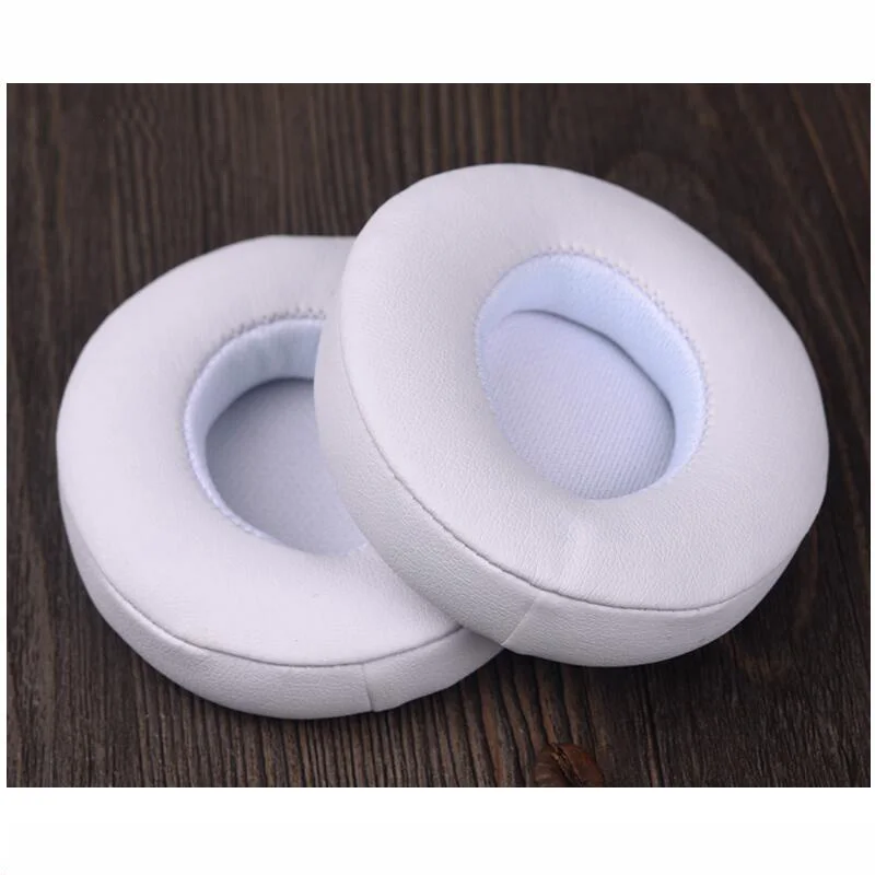 Premium Leather Headphone Earpads - Replacement Foam Cushion Covers (2 Pairs)