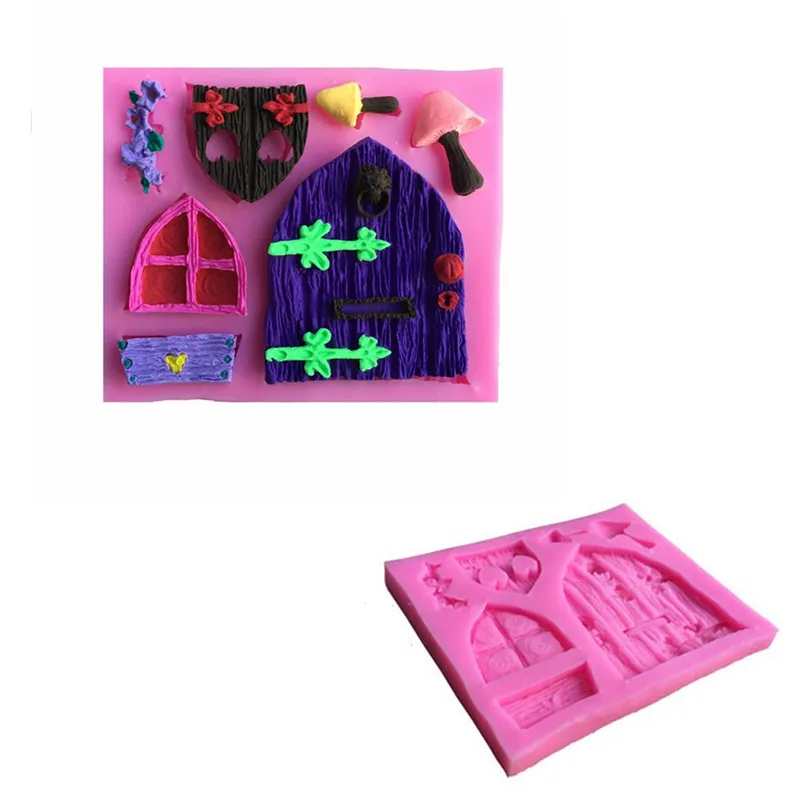 1PCS The fairy tale hut Shape For Silicone Cake Mold, Fondant Cake Tools, Jelly, Candy, Chocolate Molds G166