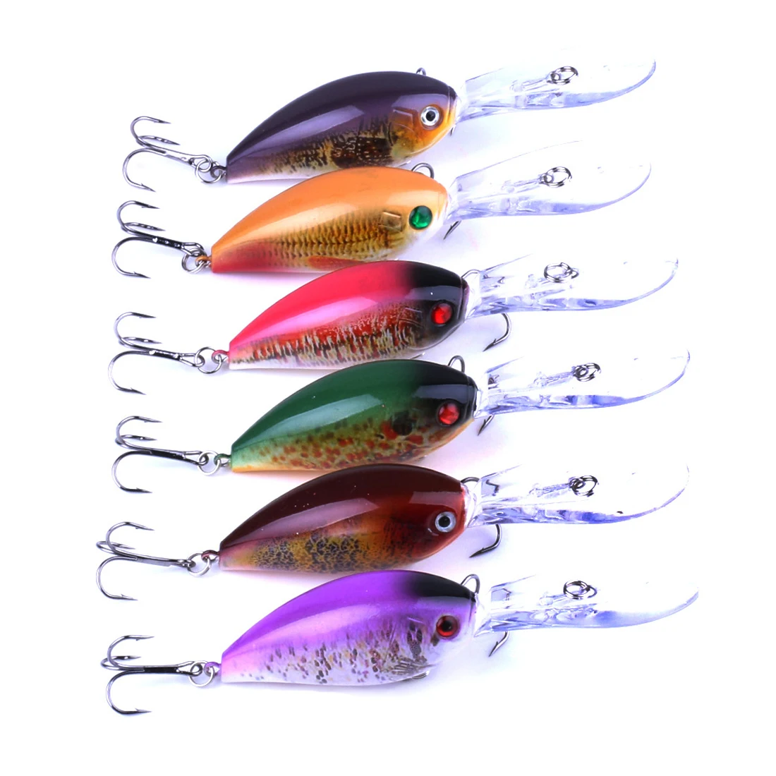 Hot 1PC 12cm 18g Crank Fishing Lures Hard Baits Crankbait Wobbler Pike
