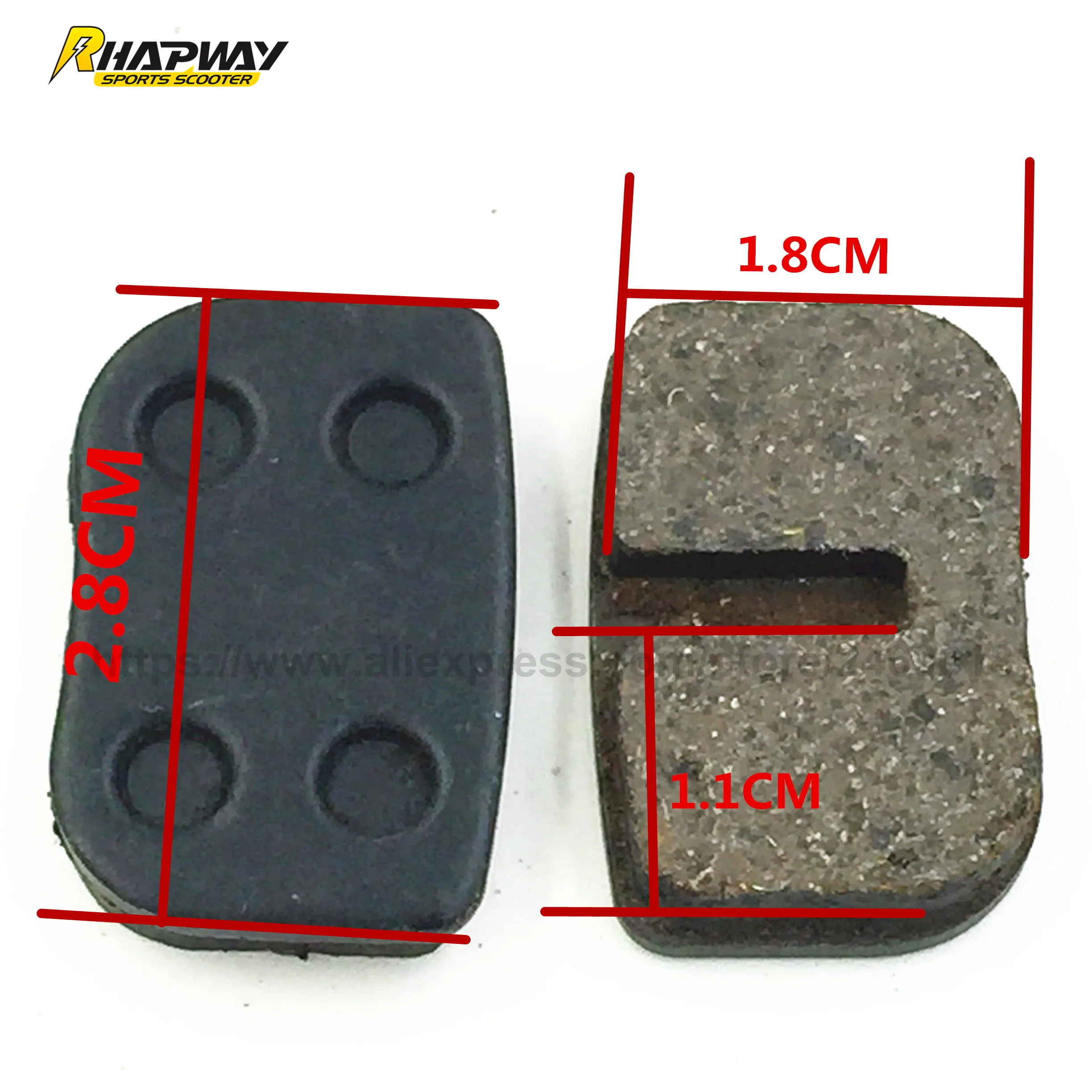 Wholesale Scooter Brakes Pad 10pairs of Bicycle Disc Brake Pads
