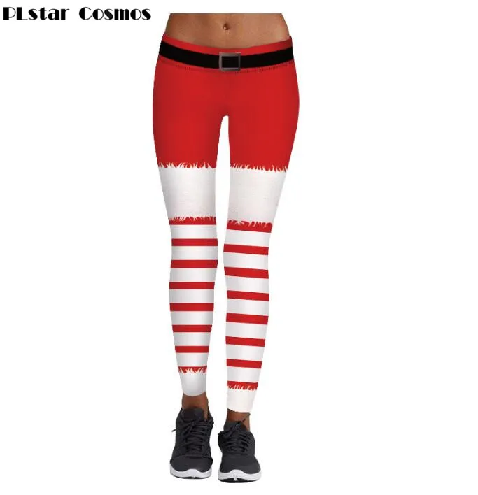 PLstar Cosmos Christmas Leggings For Women Lady Casual Elasticity Skinny Printed Stretchy Pants Leggings Trouser PLstar Cosmos Christmas Leggings For Women Lady Casual Elasticity Skinny Printed Stretchy Pants Leggings Trouser