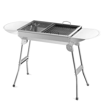 

Large Size Outdoor Barbecue Grill Charcoal Barbecue Whole Tools Household Multifunction Safety Healthy Easy Clean Barbecue Rack