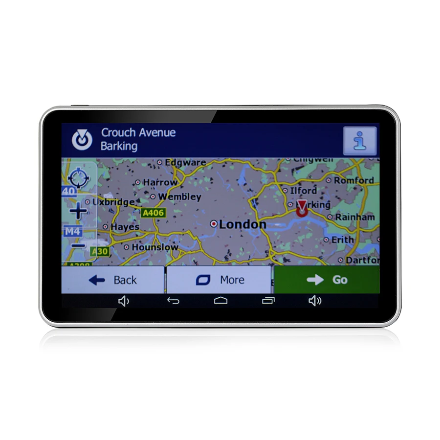 Udricare 7 дюймов gps Android WiFi навигационная система DVR 16 Гб четырехъядерный Bluetooth видео