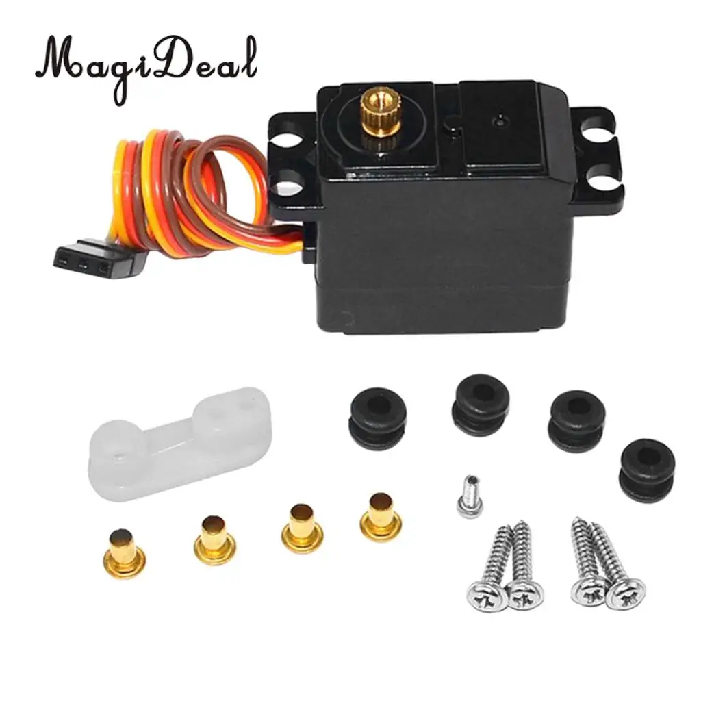 MagiDeal 1/12 1/16 RC Car Servo Motor for HPI HSP Hobao Flux MT LRP Traxxas Axial CYS Savage XS TM Flux MT ZD Racing LRP Parts