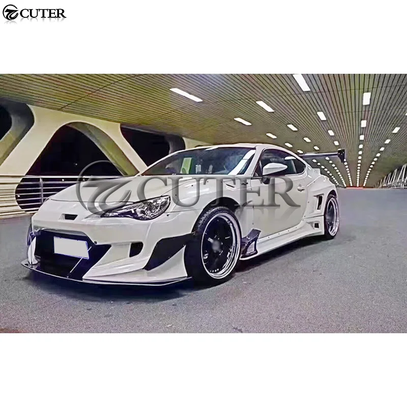 86 BRZ FRP Передний Задний бампер боковые юбки задний спикер для Toyota GT Subaru