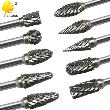 

3x6mm Tungsten Steel Carbide Burr Cutter Rotary Tool Burr Double Diamond Cut Rotary Polishing Tools