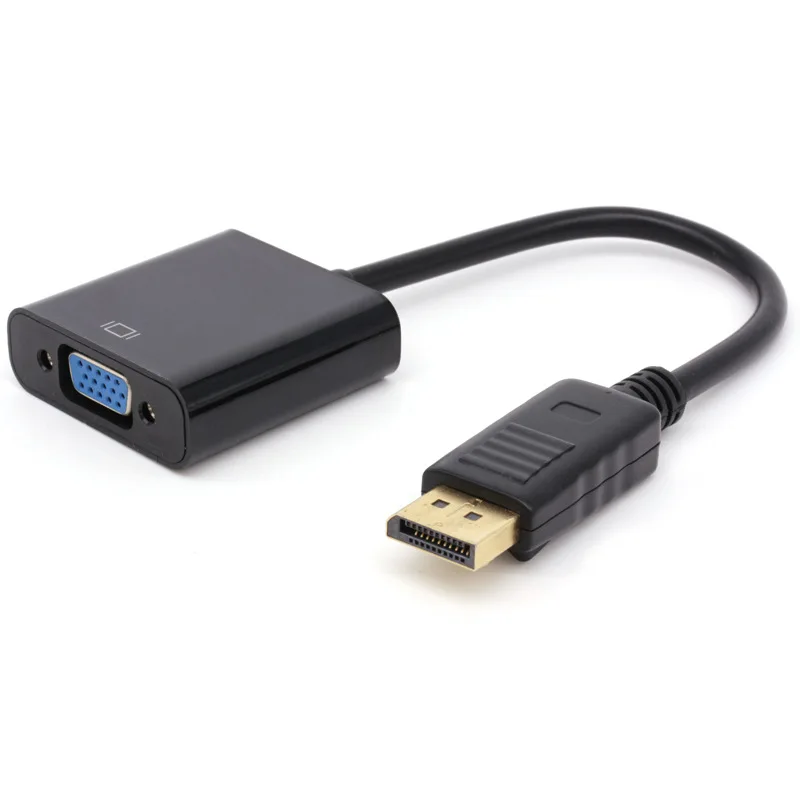 

JCKEL DP to VGA Adapter Cable Male DisplayPort DP to VGA Female Cable Converter Adapter For Projector DTV TV HDVD Player 1080P