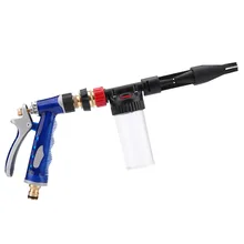 Съемная Давление шайба автомобиля снег пена Лэнс опрыскиватель пистолет инструмент для чистки автомобилей специальной пены очистка пистолет с 2 в 1 Функция