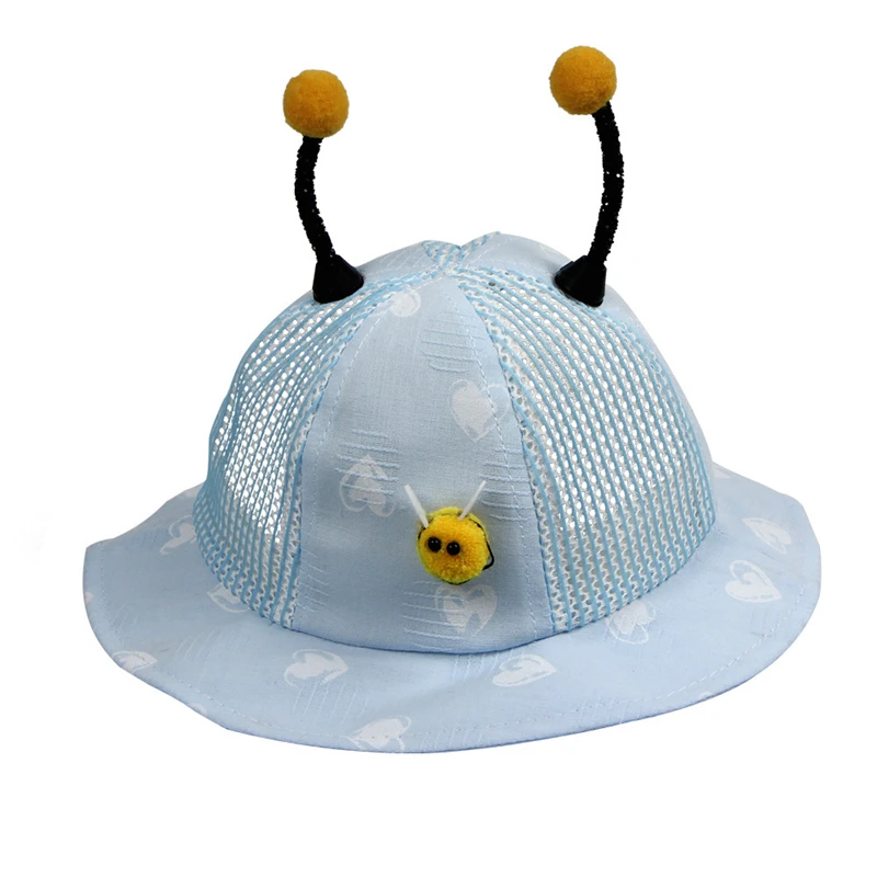 2019 Baby Hats And Caps Cute Bee Ears Spring And Summer Baby Hat Bucket Unisex Kids Sun Hat Cap Girls Baby Hat Newborn V15# (5)