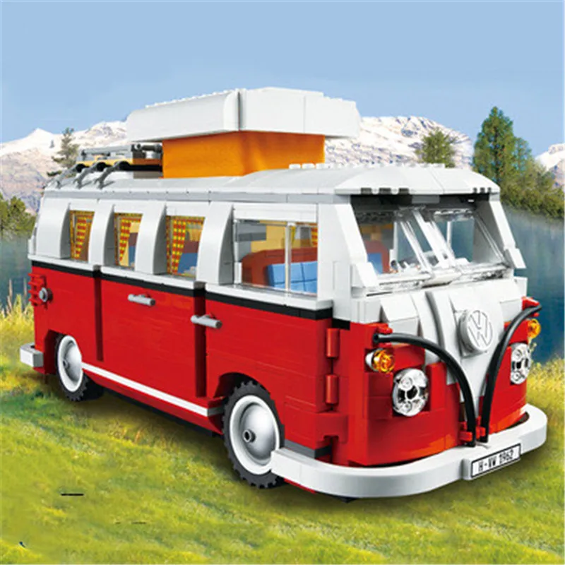 

21003 Volkswagen T1 Camper Beetle Cooper Building Blocks Bricks Toys Legoings For Kids Educational Gifts Compatible Legoings car