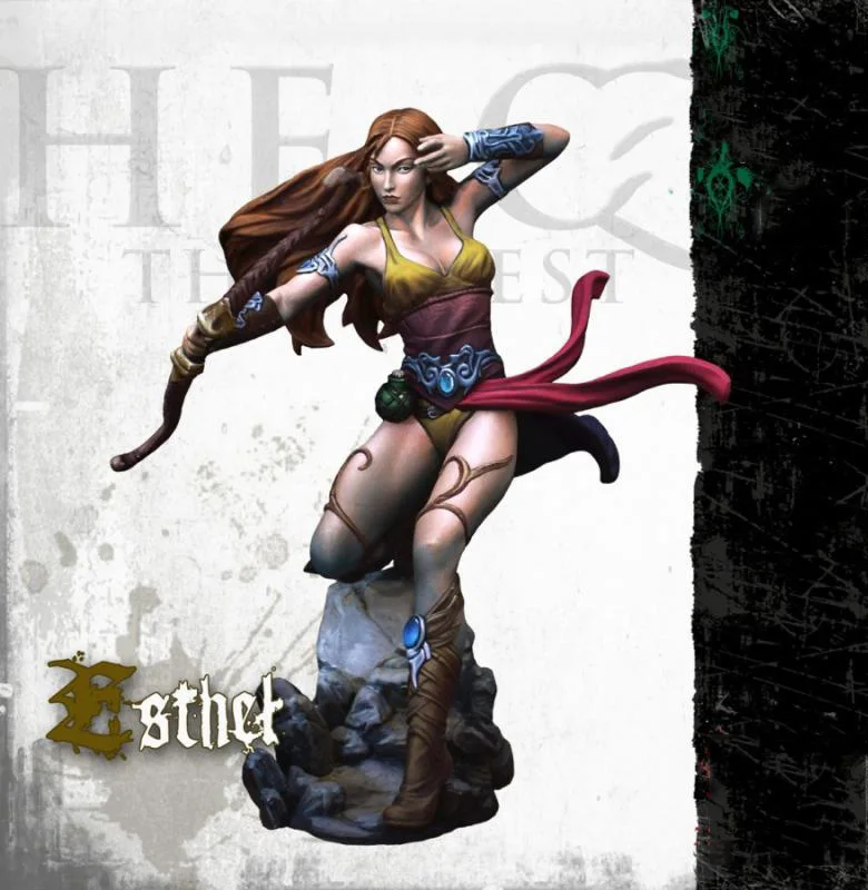 

1/24 Scale Assembly Resin Figure kit Female archer