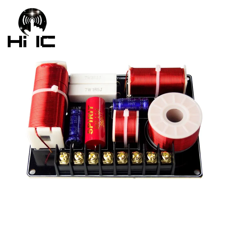 

1pcs/2pcs Updated New Multi Speaker 3 Unit Audio Frequency Divider 3 Way Crossover Filters